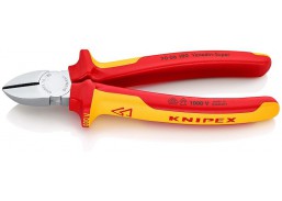 Elektros prekės. Įrankiai elektrikui. Kandyklės izoliuotos VDE 1000V 180mm KNIPEX 