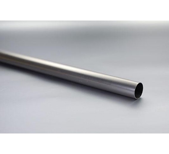 Vidaus apdailos prekės. Kitos apdailos medžiagos. Karnizai. Metaliniai karnizai ir jų detalės. Karnizo vamzdžiai. Karnizo vamzdis ELEGANC 1.6m 25mm šv. mat. sidabro 