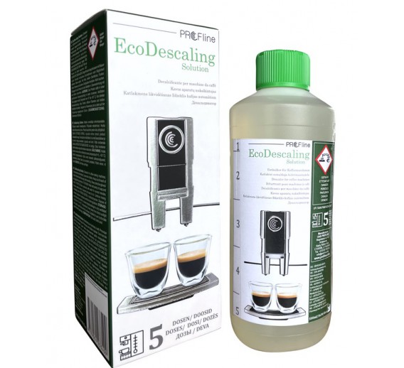 Švaros prekės. Buitinė chemija, valikliai. Kavos aparatų nukalkintojas EcoDescaling solution 500 ml 