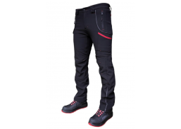 Darbo saugos prekės. Darbo batai. Auliukiniai batai. Kelnės Pesso Softshell Nebraska juodos