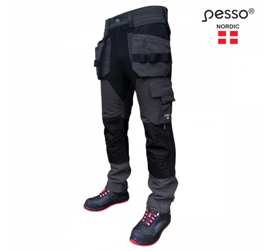 Kelnės Pesso Titan 125P 62 d. Pilkos 
