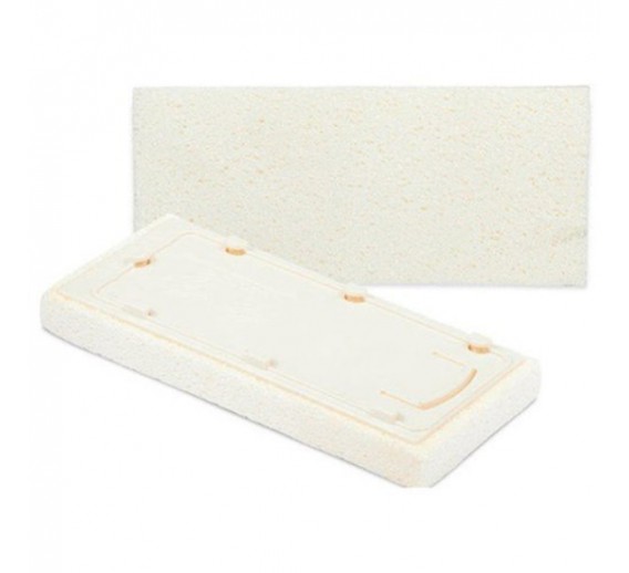 Darbo įrankiai. Įrankių priedai. Šlifavimo medžiagos. Šlifavimo kempinės. Kempinė Cellulose epoksidiniam glaistui, 13x30 cm 