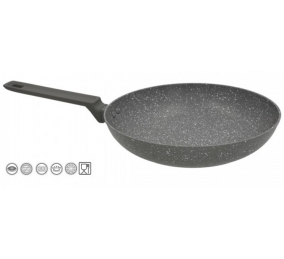 Namų apyvokos prekės. Indai, virtuvės reikmenys ir įrankiai. Keptuvės. Keptuvė Granite 26 cm 