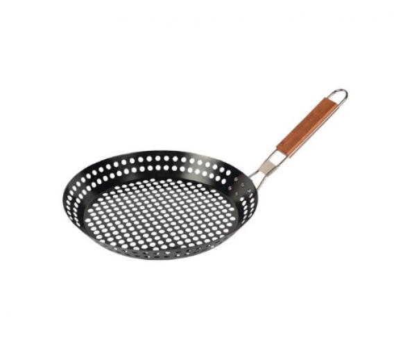 Sodo ir daržo prekės. Laisvalaikio prekės. Šašlykinės, kepsninės, viryklės, griliai. Keptuvė griliui 30cm MG249 