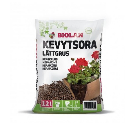 Sodo ir daržo prekės. Dekoratyvinis akmuo, skaldelės, mulčias. Keramzitas - drenažas 4l Biolan 