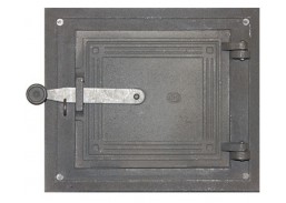 Metalų gaminiai . Ketaus gaminiai. Ketaus durelės pakurai, viršutinės 285x245 mm 