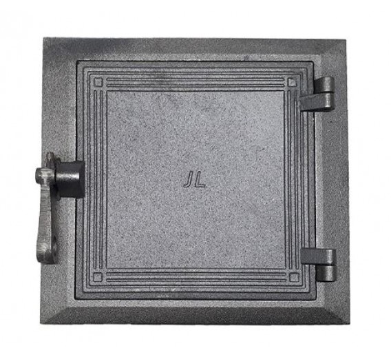 Metalų gaminiai . Ketaus gaminiai. Ketaus durelės pelenams A-5, 300x280 mm 