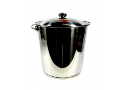 Namų apyvokos prekės. Švaros prekės. Kibirai, dubenys, šiukšliadėžės. Cinkuoti ir emaliuoti kibirai. Kibiras su dangčiu 12l