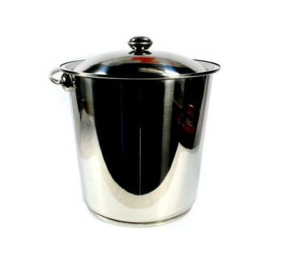 Namų apyvokos prekės. Švaros prekės. Kibirai, dubenys, šiukšliadėžės. Cinkuoti ir emaliuoti kibirai. Kibiras su dangčiu 12l