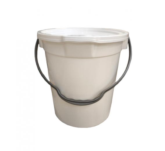Namų apyvokos prekės. Švaros prekės. Kibirai, dubenys, šiukšliadėžės. Plastikiniai kibirai. Kibiras su dangčiu Zola 10l