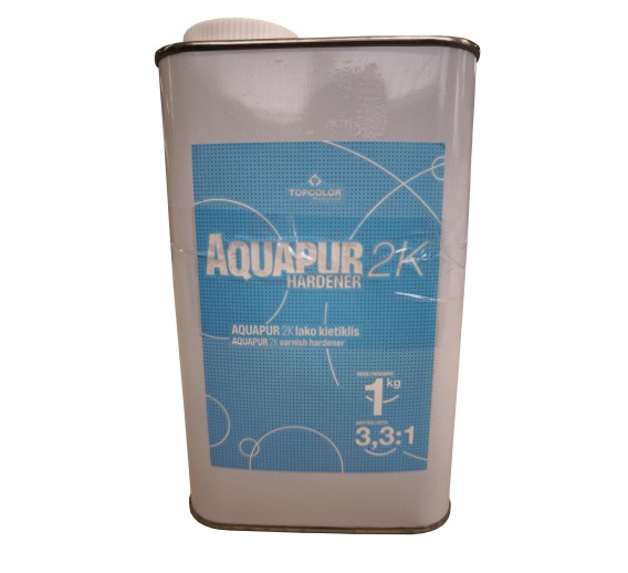 Dažai. Medienos apsaugos ir dekoravimo priemonės. Lakas. Kietiklis Topcolor Aquapur 2K 1kg 