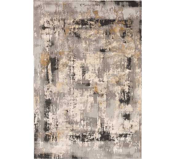 Vidaus apdailos prekės. Grindų dangos. Kilimai, kilimėliai, takai. Kilimas Lisa l.grey/mustard 1.4x2.0 m 
