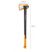 Darbo įrankiai. Mechaniniai įrankiai. Kirviai. Kirvis universalus Fiskars X32/ L 1069108  kaina
