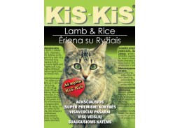 Gyvūnų prekės. Gyvūnėlių priežiūros priemonės. Naminių gyvūnų maistas. KIS-KIS Lamb Mix ėdalas katėms, 3 kg 