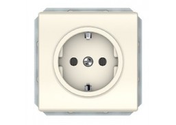 Elektros prekės. Instaliacija - kištukiniai lizdai, jungikliai ir kt.. Vilma jungikliai, kištukiniai lizdai. Vilma STANDARD ST150 dramblio kaulo spalvos. Kišt. lizdas su įžeminimu be rėmelio ST150 dramblio kau 