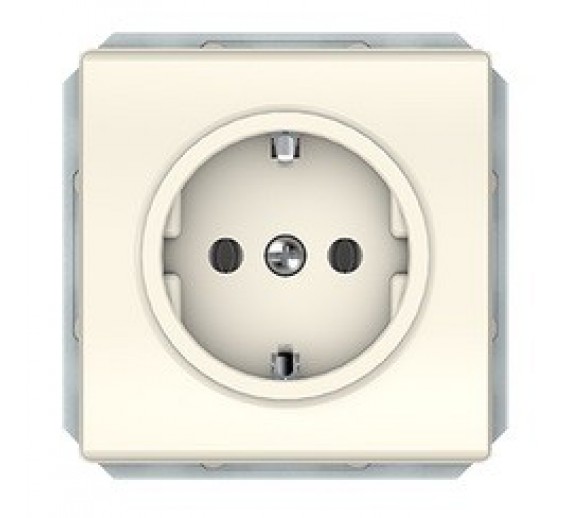 Elektros prekės. Instaliacija - kištukiniai lizdai, jungikliai ir kt.. Vilma jungikliai, kištukiniai lizdai. Vilma STANDARD ST150 dramblio kaulo spalvos. Kišt. lizdas su įžeminimu be rėmelio ST150 dramblio kau 