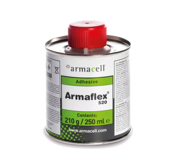 Santechnikos prekės. Vamzdynų sistemos. Vamzdynų apšiltinimas ir izoliavimas. Klijai Arma Flex 520 250ml 