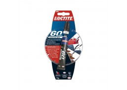 Dažai. Glaistas, gruntas, klijai, skiedikliai. Klijai. Klijai Loctite 60sec Universal Glue 15g 