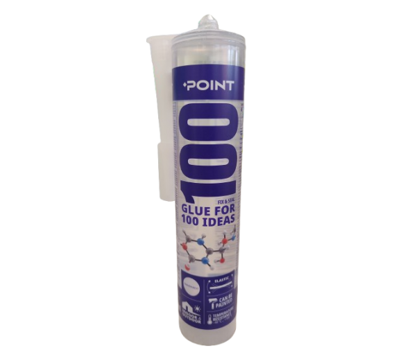 Dažai. Glaistas, gruntas, klijai, skiedikliai. Klijai. Klijai POINT 100, 290ml 