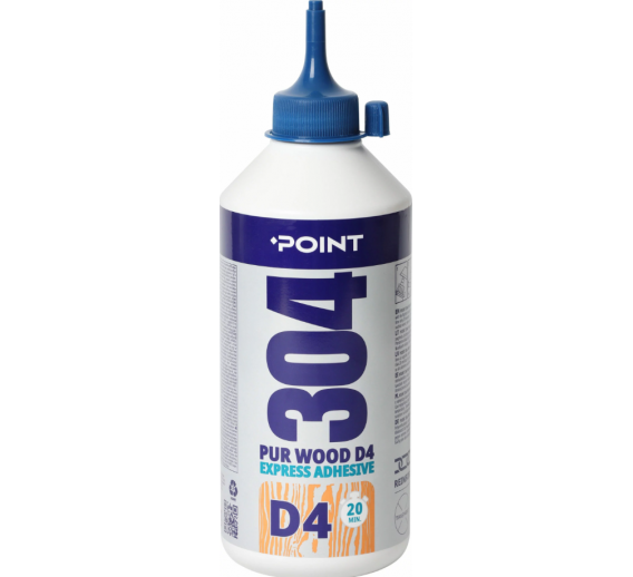 Dažai. Glaistas, gruntas, klijai, skiedikliai. Klijai. Klijai POINT 304 PUR D4 Express 750 g 