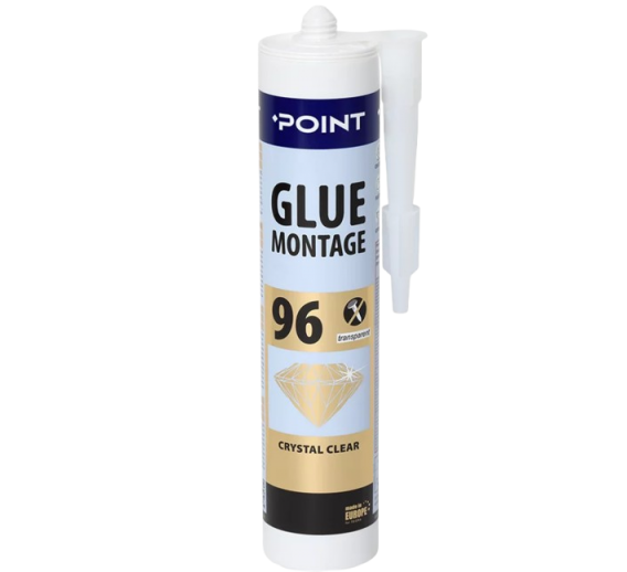 Dažai. Glaistas, gruntas, klijai, skiedikliai. Klijai. Klijai POINT 96 ypatingai skaidrūs 280 ml 
