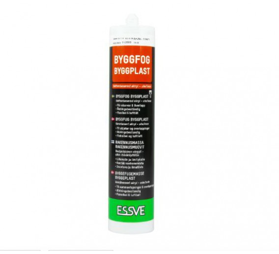 Dažai. Glaistas, gruntas, klijai, skiedikliai. Klijai. Klijai - specialus užpildas Essve BYGGPLAST 300 ml 119071 
