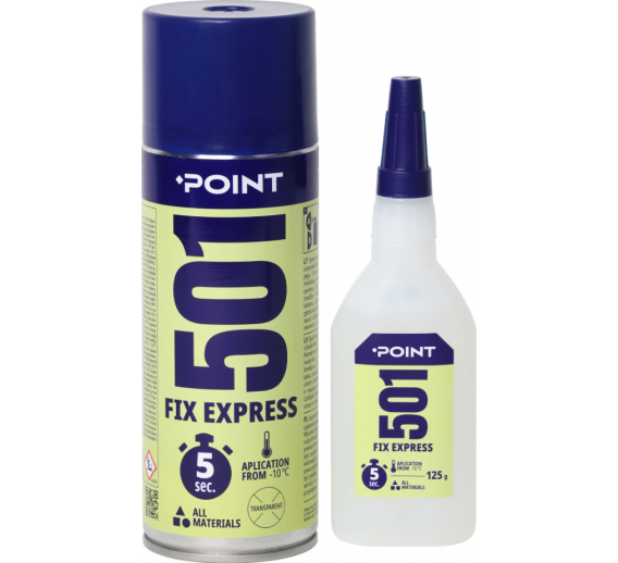  Klijai su aktivatoriumi POINT 501 Fix Express 400ml 