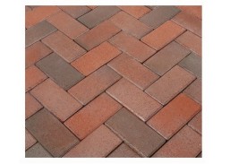 Klinkerinė grindinio trinkelė Rotblaubunt 200x100x45 
