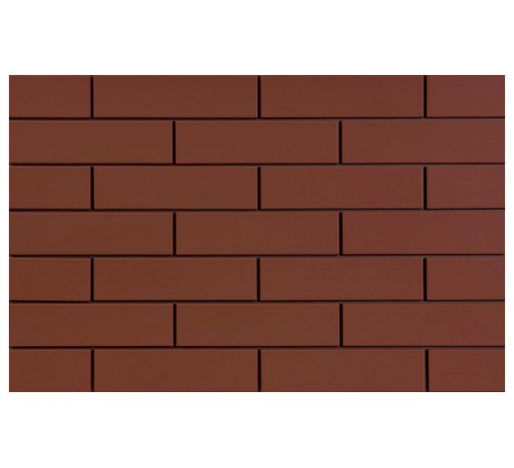 Vidaus apdailos prekės. Plytelės. Klinkerinės plytelės. Klinkerinė plytelė BURGUND GLADKA 245x65x6,5 mm 