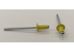 Tvirtinimo detalės. Kniedės. Kniedės 4x8 aliuminis/plienas spalvotos. Kniedė aliuminis/plienas 4x8 RAL1021 