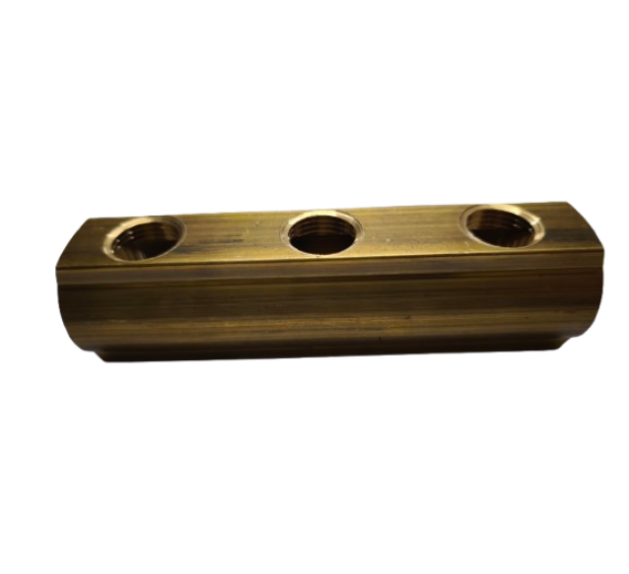 Šildymas. Šildymas ir vėdinimas. Kolektoriai ir kolektorinės spintos. Kolektoriai. Kolektorius 3 žiedų žalvarinis