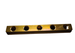 Šildymas. Šildymas ir vėdinimas. Kolektoriai ir kolektorinės spintos. Kolektoriai. Kolektorius 5 žiedų žalvarinis