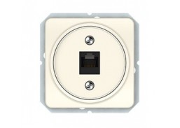 Elektros prekės. Instaliacija - kištukiniai lizdai, jungikliai ir kt.. Vilma jungikliai, kištukiniai lizdai. Vilma LuXe LX 200 dramblio kaulo spalvos. Kompiuterio lizdas, 1 vietos, LUXE LX200, be rėmelio 
