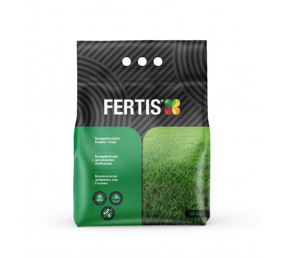 Sodo ir daržo prekės. Trąšos ir durpių substratai. Trąšos. Birios trąšos. Kompleksinės trąšos vejai FERTIS 10 kg 