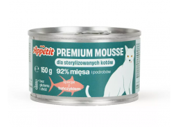 Gyvūnų prekės. Gyvūnėlių priežiūros priemonės. Naminių gyvūnų maistas. Konservai sterilizuotoms katėms su tunu 150g 