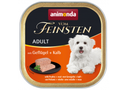 Gyvūnų prekės. Gyvūnėlių priežiūros priemonės. Naminių gyvūnų maistas. Konservai šunims Vom feinsten su paukštiena ir veršiena 150g