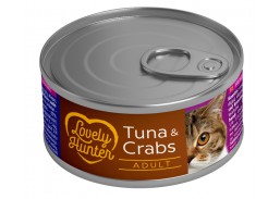 Konservuotas ėdalas katėms su tunu ir krabais, 85g 