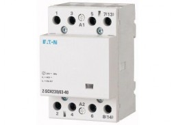 Elektros prekės. Moduliniai automatikos komponentai. Kontaktoriai. Kontaktorius 3 modulių Z-SCH230/63-40 