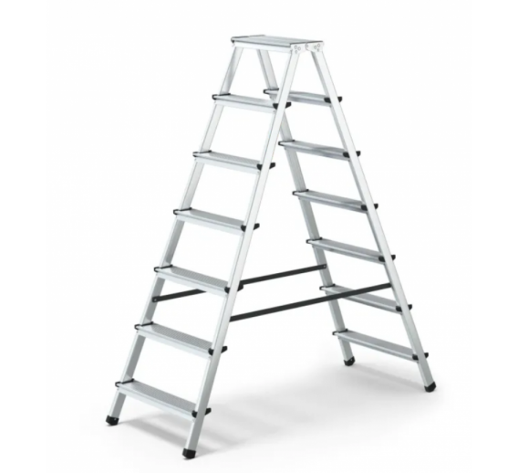 Metalų gaminiai . Kopėčios. Aliuminės kopėčios. Buitinės kopėčios. Kopėčios DR-AL-DD7-HOME-CZ