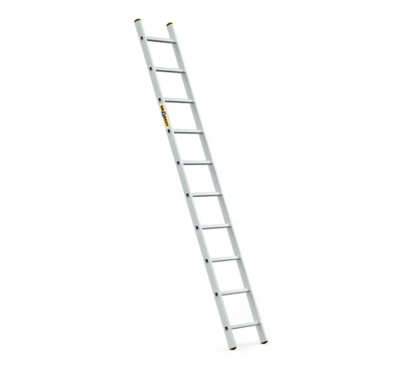 Metalų gaminiai . Kopėčios. Aliuminės kopėčios. Buitinės kopėčios. Kopėčios DR-AL-DP-PRO-1x10-2K 