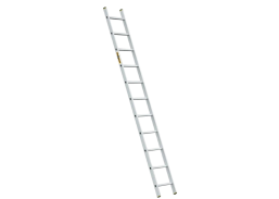 Metalų gaminiai . Kopėčios. Aliuminės kopėčios. Buitinės kopėčios. Kopėčios DR-AL-DP-PRO-1x11-2K 