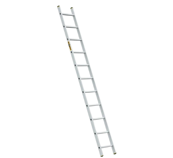 Metalų gaminiai . Kopėčios. Aliuminės kopėčios. Buitinės kopėčios. Kopėčios DR-AL-DP-PRO-1x11-2K 