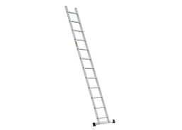 Metalų gaminiai . Kopėčios. Aliuminės kopėčios. Buitinės kopėčios. Kopėčios DR-AL-DP-PRO-1x12-2K 