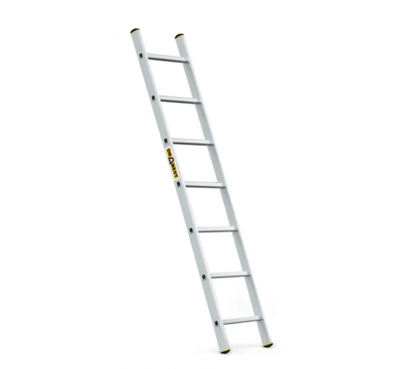 Metalų gaminiai . Kopėčios. Aliuminės kopėčios. Buitinės kopėčios. Kopėčios DR-AL-DP-PRO-1x7-2K 