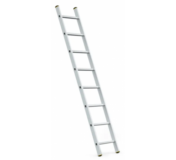 Metalų gaminiai . Kopėčios. Aliuminės kopėčios. Buitinės kopėčios. Kopėčios DR-AL-DP-PRO-1x8-2K