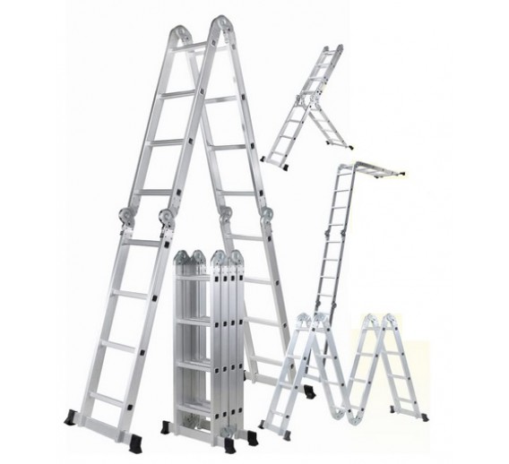 Kopėčios sulankstomos 4x5, 570-278-150 cm 