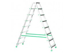 Metalų gaminiai . Kopėčios. Aliuminės kopėčios. Buitinės kopėčios. Kopėčios TYP 928, 8 pakopų, 163-177 cm 