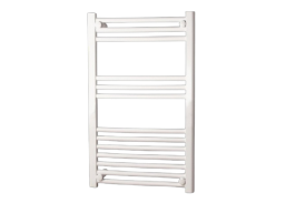 Santechnikos prekės. Vonios įranga. Rankšluosčių džiovintuvai-gyvatukai. Gyvatukai, kopėtėlės. Kopetėlės KRISS ACTUS baltos tiesios 1000x500 mm 