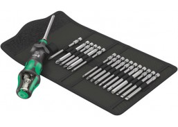 Darbo įrankiai. Mechaniniai įrankiai. Atsuktuvai, antgaliai. Antgalių komplektai. Antgalių laikiklis ir 89mm ilgio antgalių rinkinys SL+PH+PZ+TORX+HEX, 18vnt