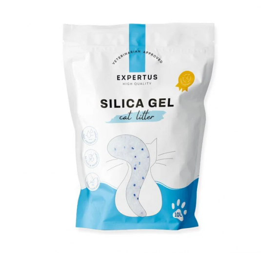 Gyvūnų prekės. Gyvūnėlių priežiūros priemonės. Kraikas naminiams gyvūnams, tualetai gyvūnams. Kraikas silikoninis SILICA GEL10l